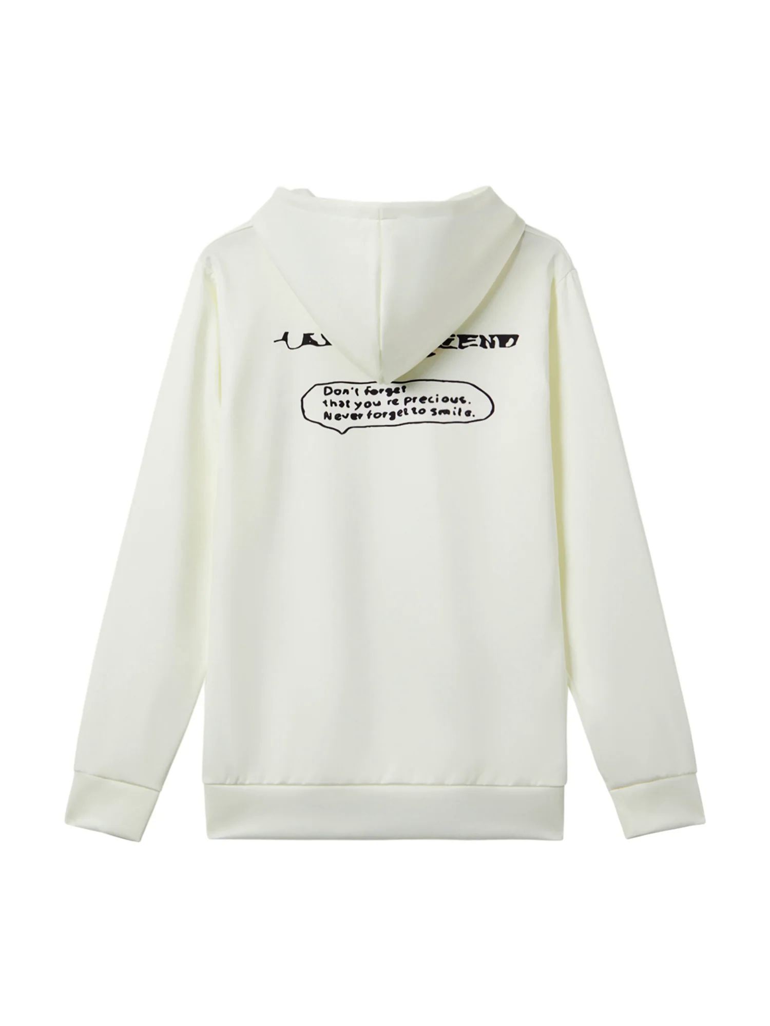 Line Painted Character Hoodie