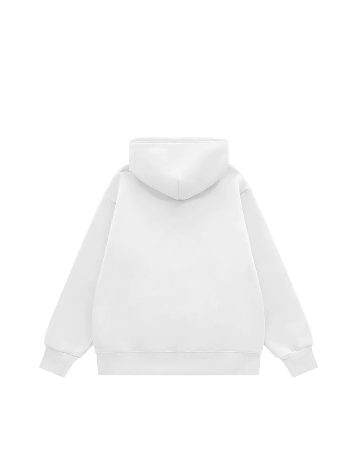 Letter Graphics Fleece Hoodie