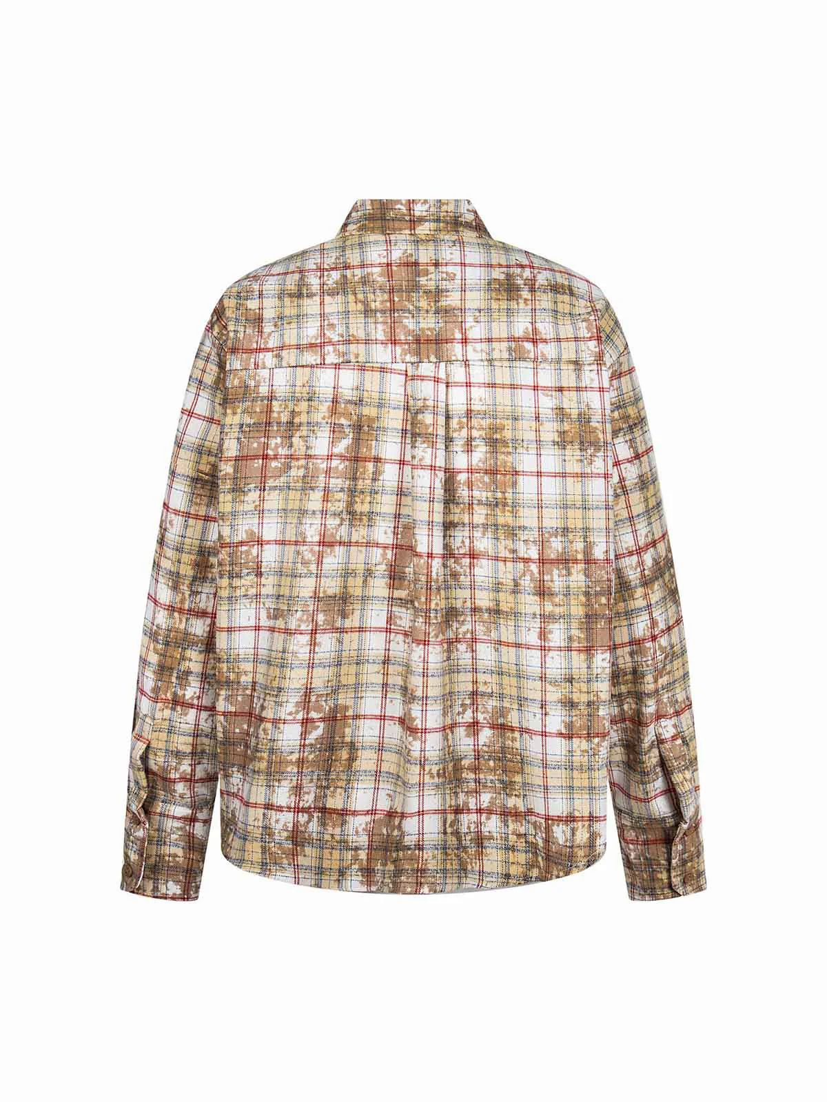 Retro Cleanfit Patch Embroidered Plaid Shirt