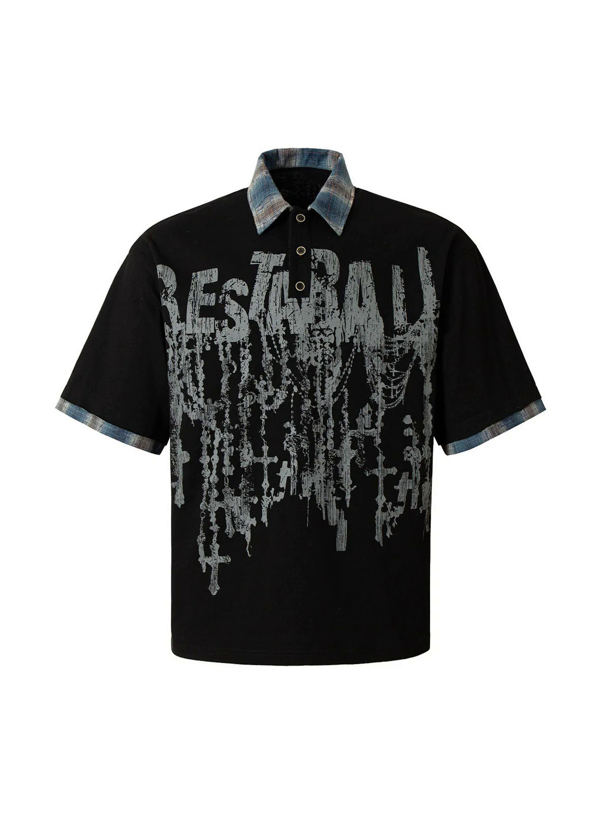Street Graffiti POLO Lapel Shirt