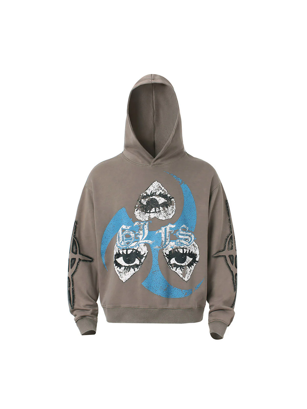 Triple Eye Graphic Hoodies