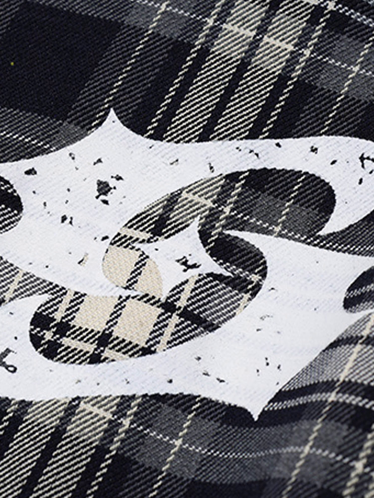 High Street Hip Hop Spray Print Shirt