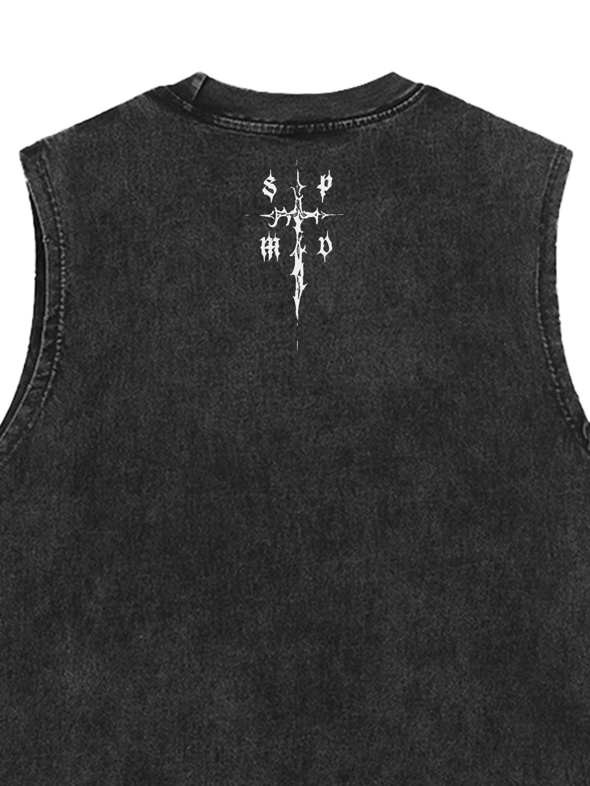 Original Edgy Cross Graphic Vest