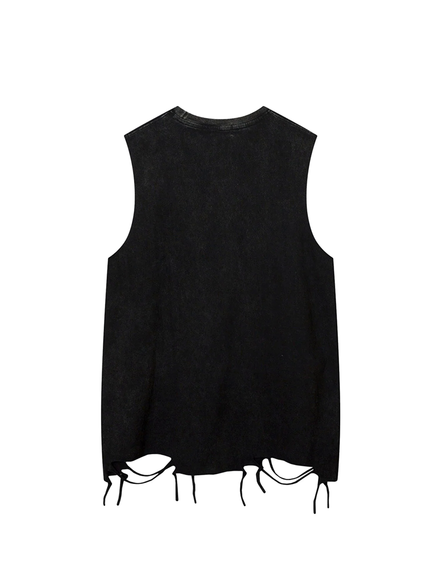 Vintage Necklace Star Print Hip-hop Tank Top - 2070