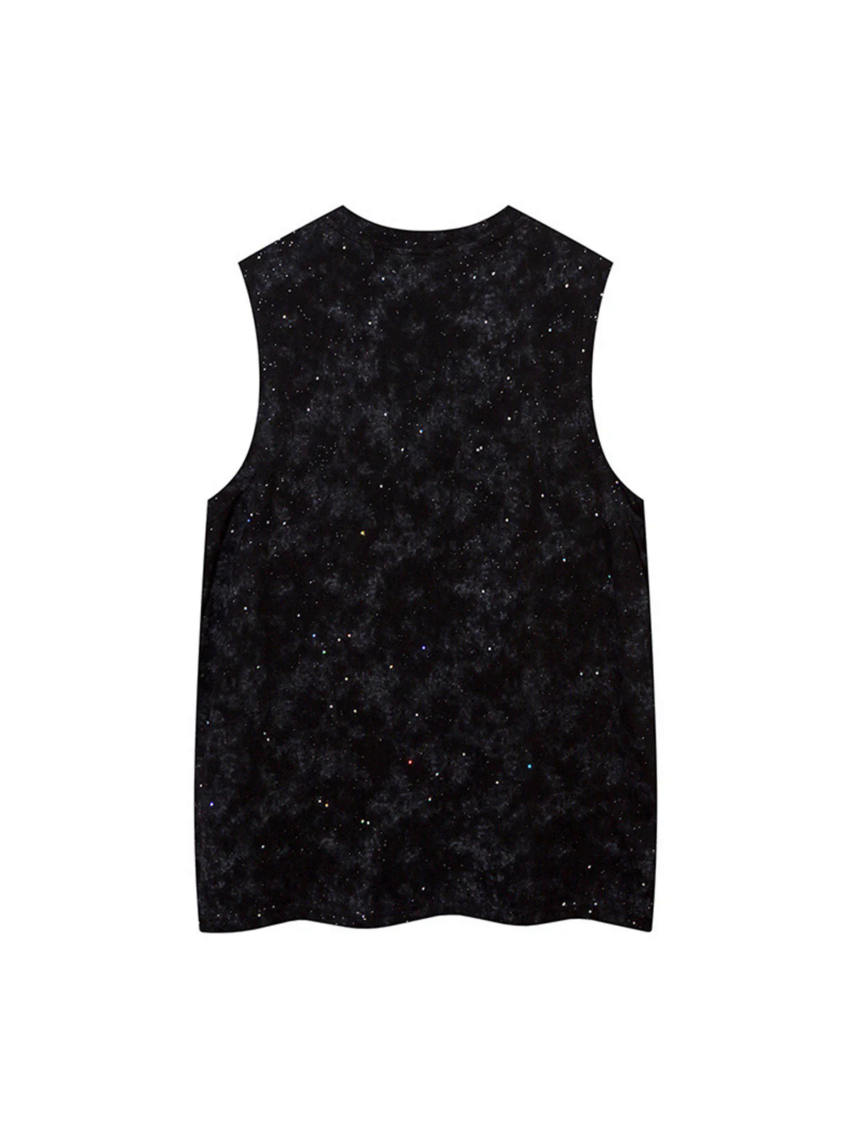 Retro Rhinestone Cross Chain Vest