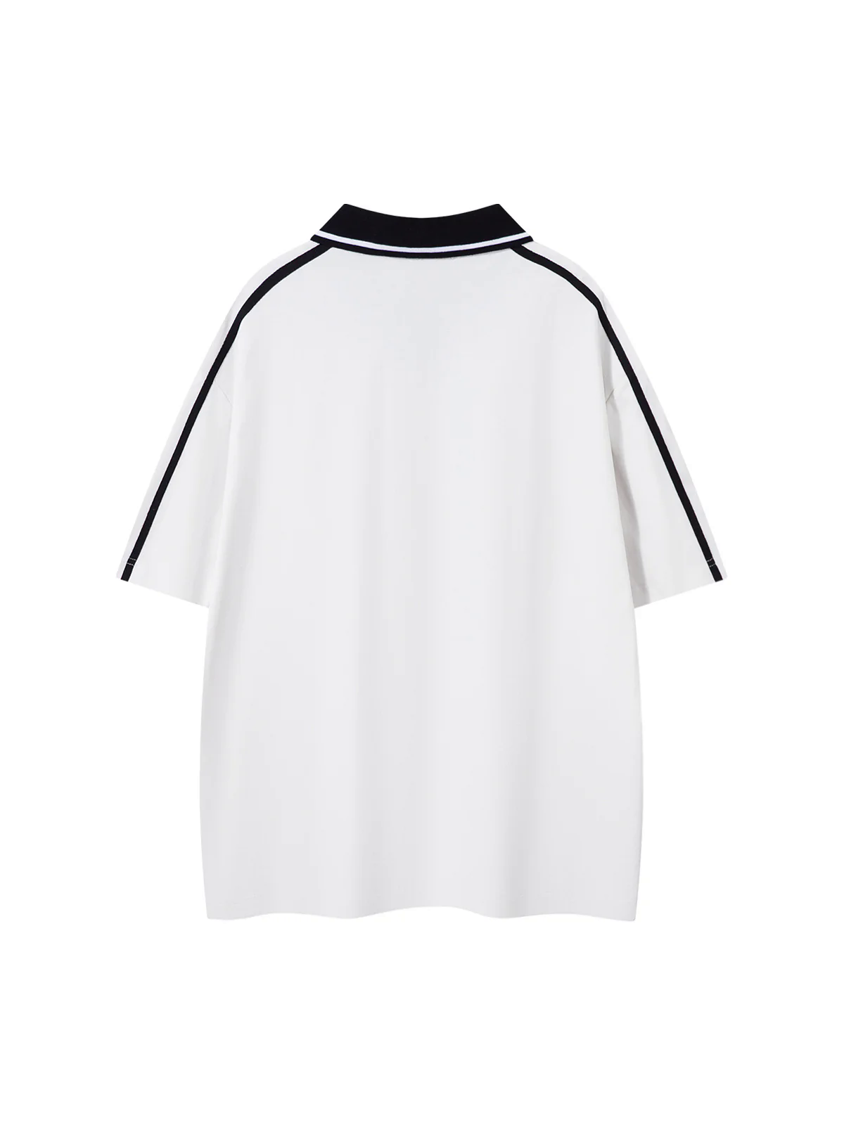 Jersey Print Short-Sleeve Polo Shirt