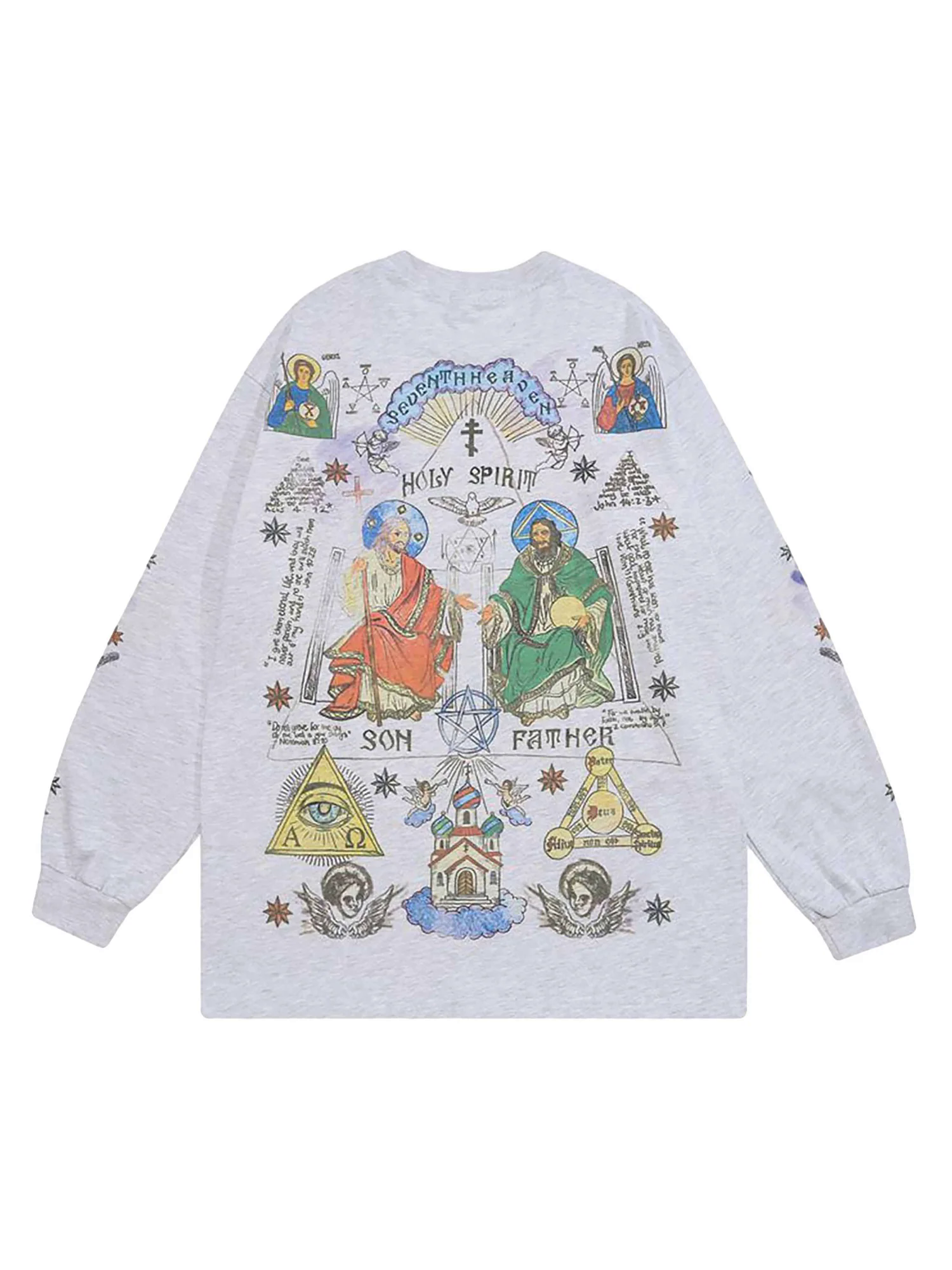 American High Street Graffiti Long Sleeve T-Shirt
