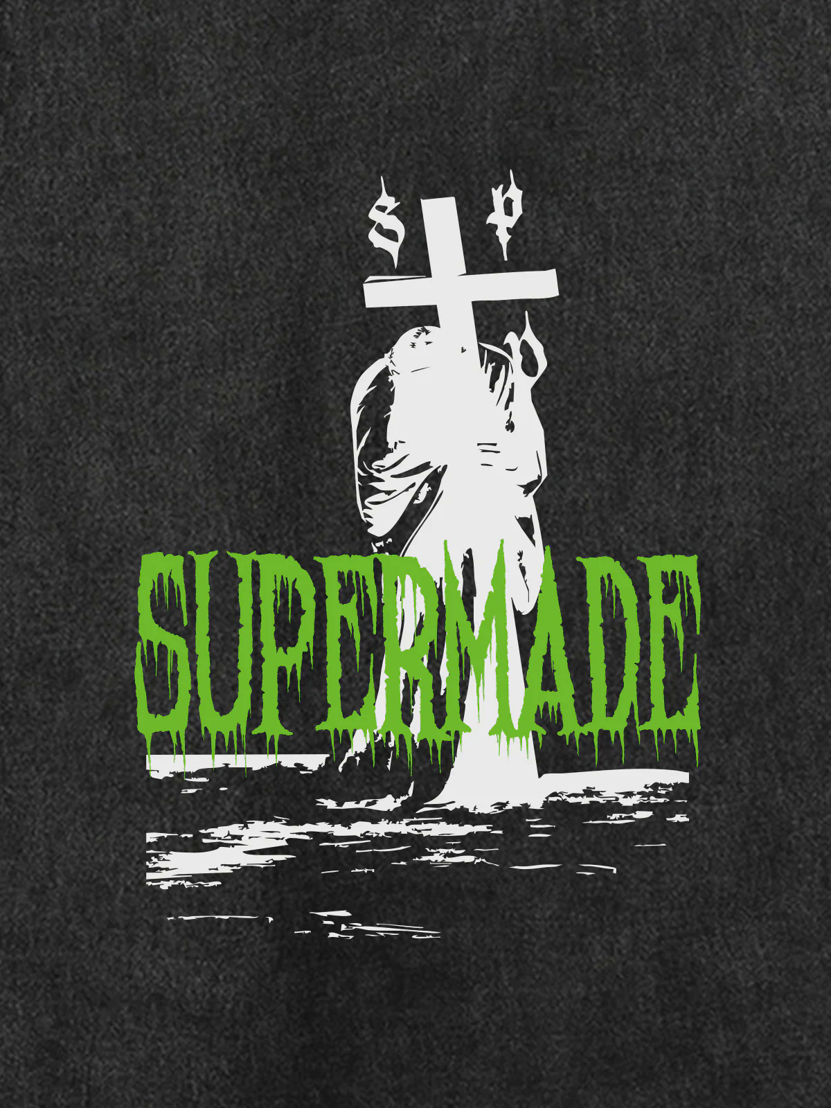 Original Edgy Cross Graphic Vest