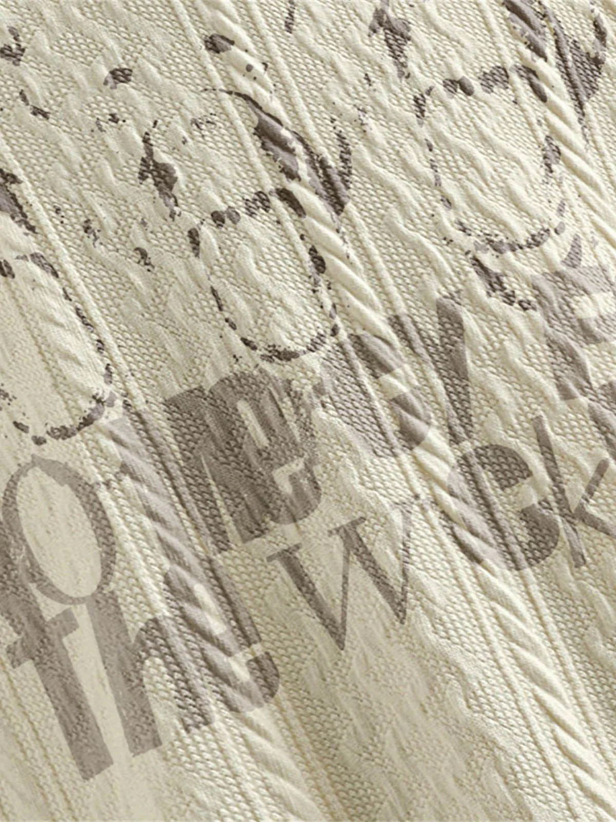 Vintage Print Lapel Short Sleeve Polo Shirt