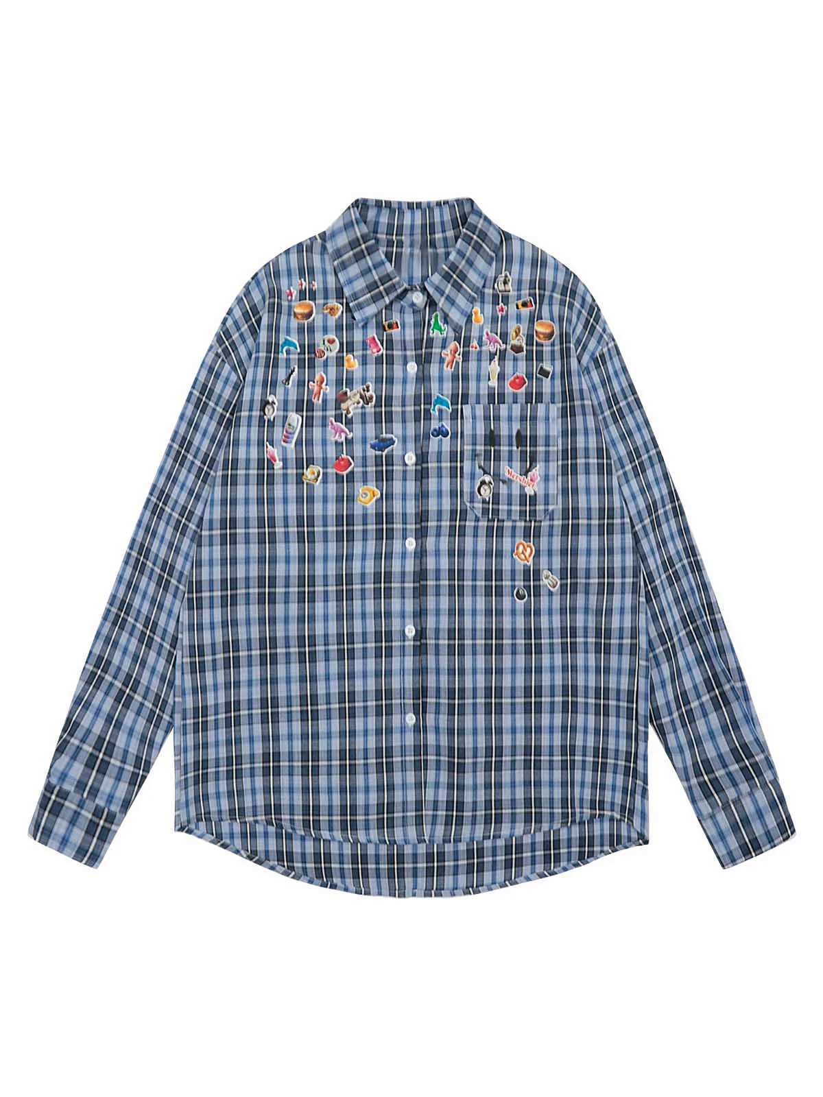 Street Retro Cleanfit Plaid Shirt