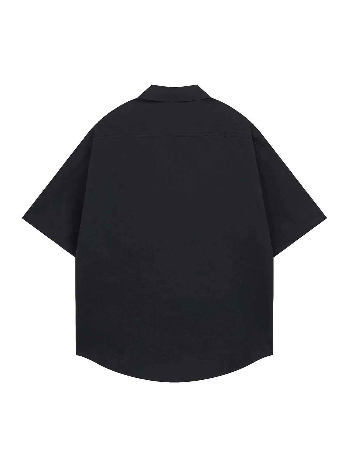 Bold Letter Graphic Short-Sleeve Shirt