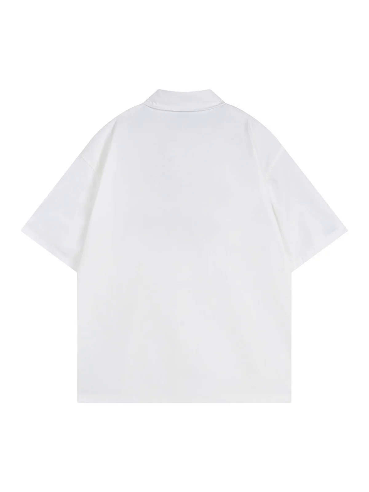 Racing Style Oversized Short Sleeve Shirt