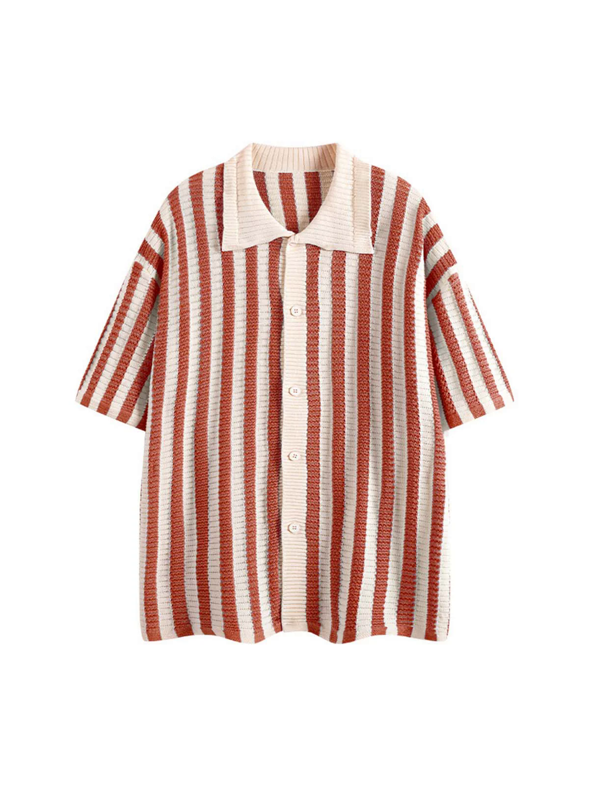 Cleanfit Striped Knit Cardigan Shirt