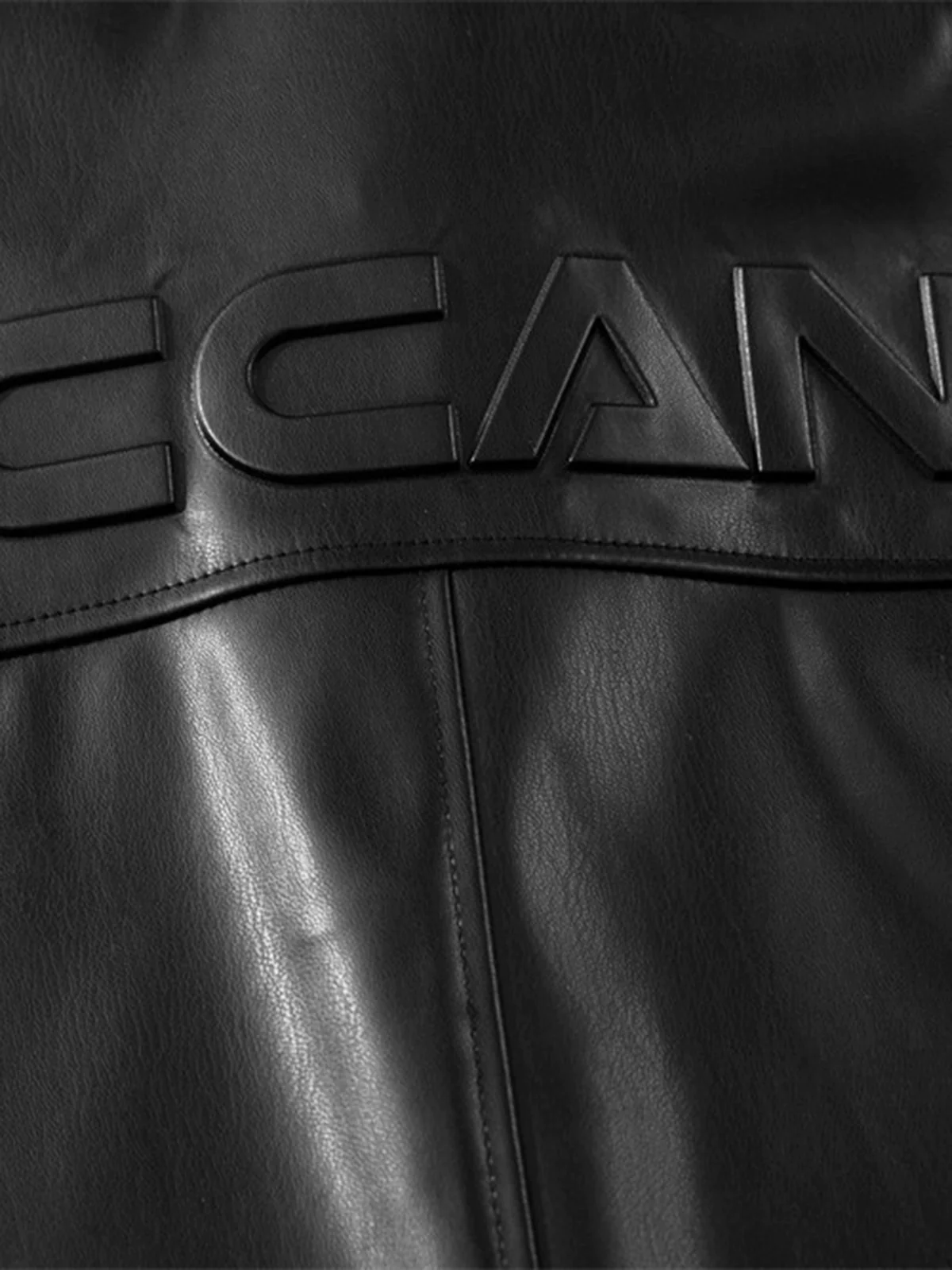 Cleanfit Short-Sleeve PU Leather Shirt