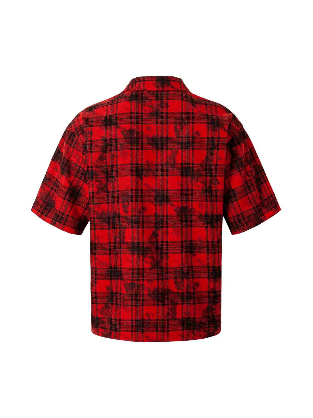 Street Creative Pin Print Plaid Shirt