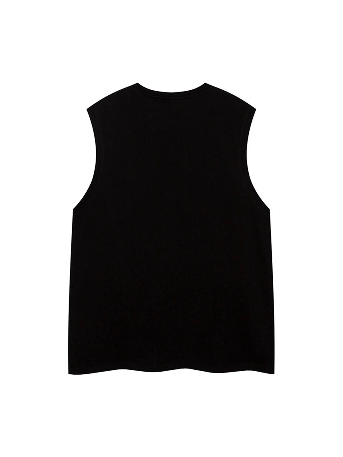 Street Retro Star Chain Print Vest