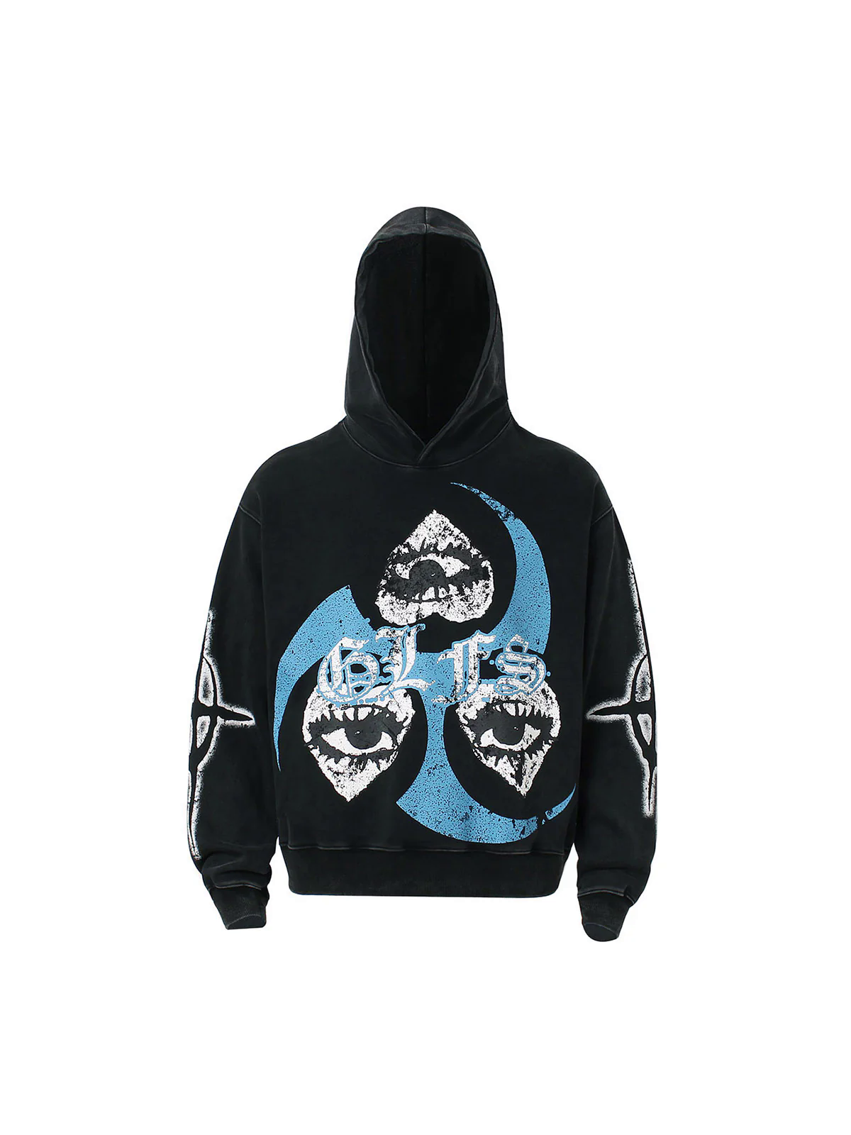 Triple Eye Graphic Hoodies