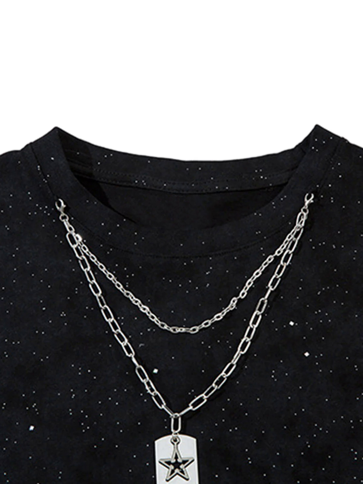 Street Chain Waistcoat Ripped Vest