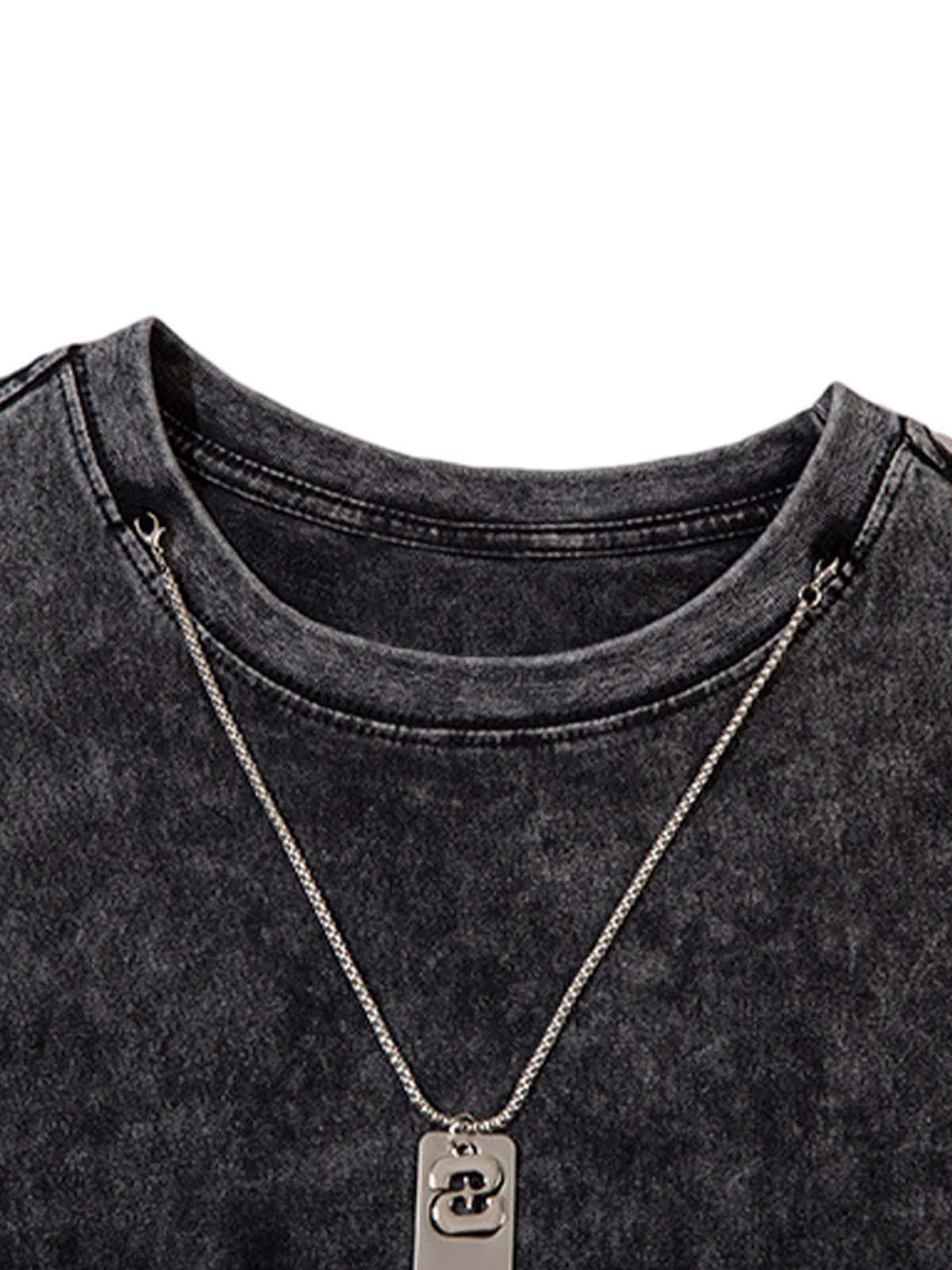 Gradient Tie-Dye Raw Edge Vest