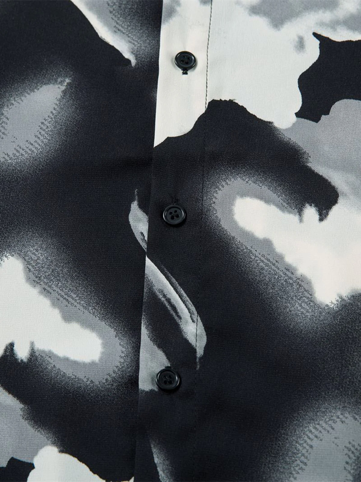 Abstract Tie-Dye Print Shirt