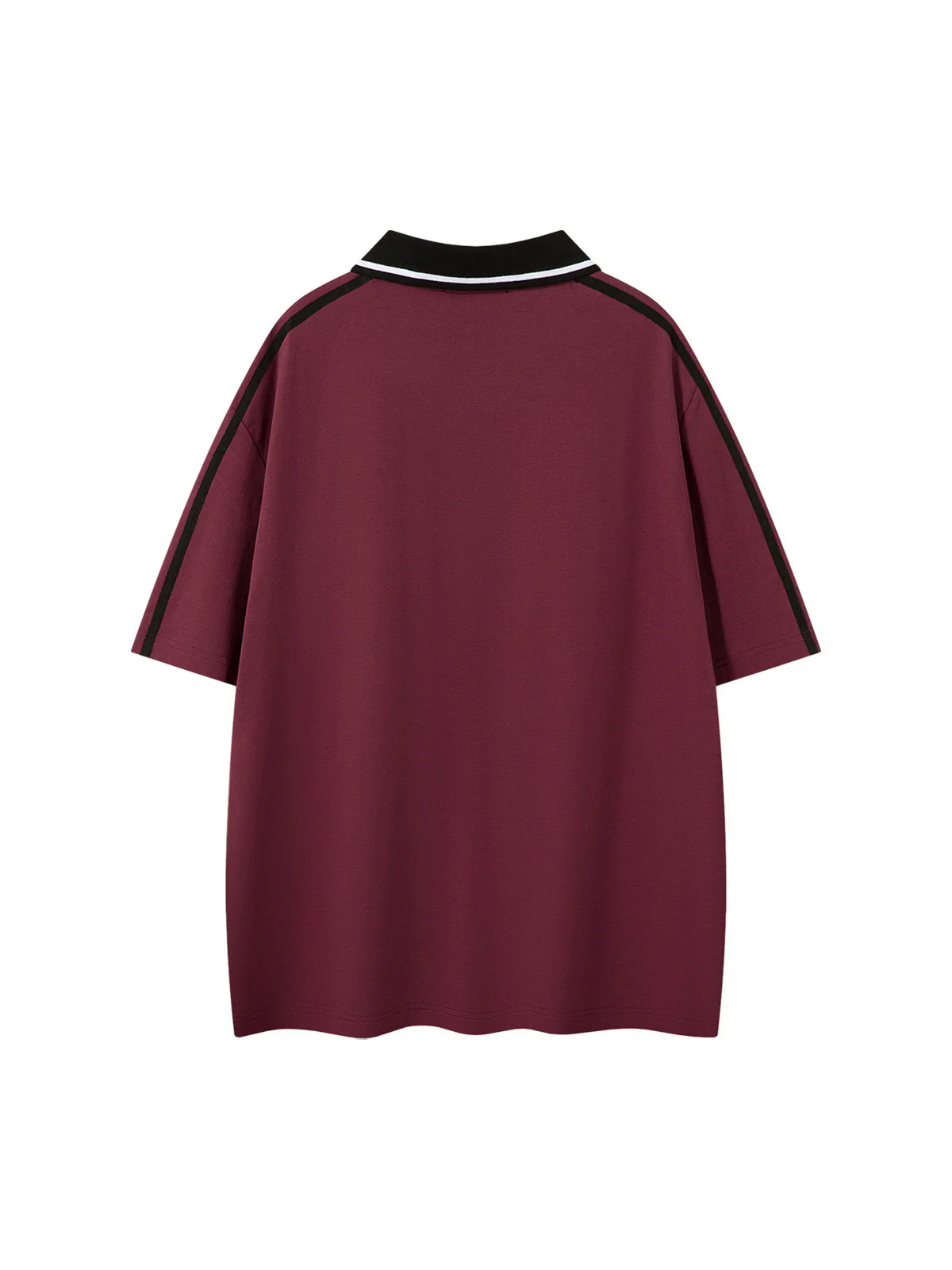 Jersey Print Short-Sleeve Polo Shirt