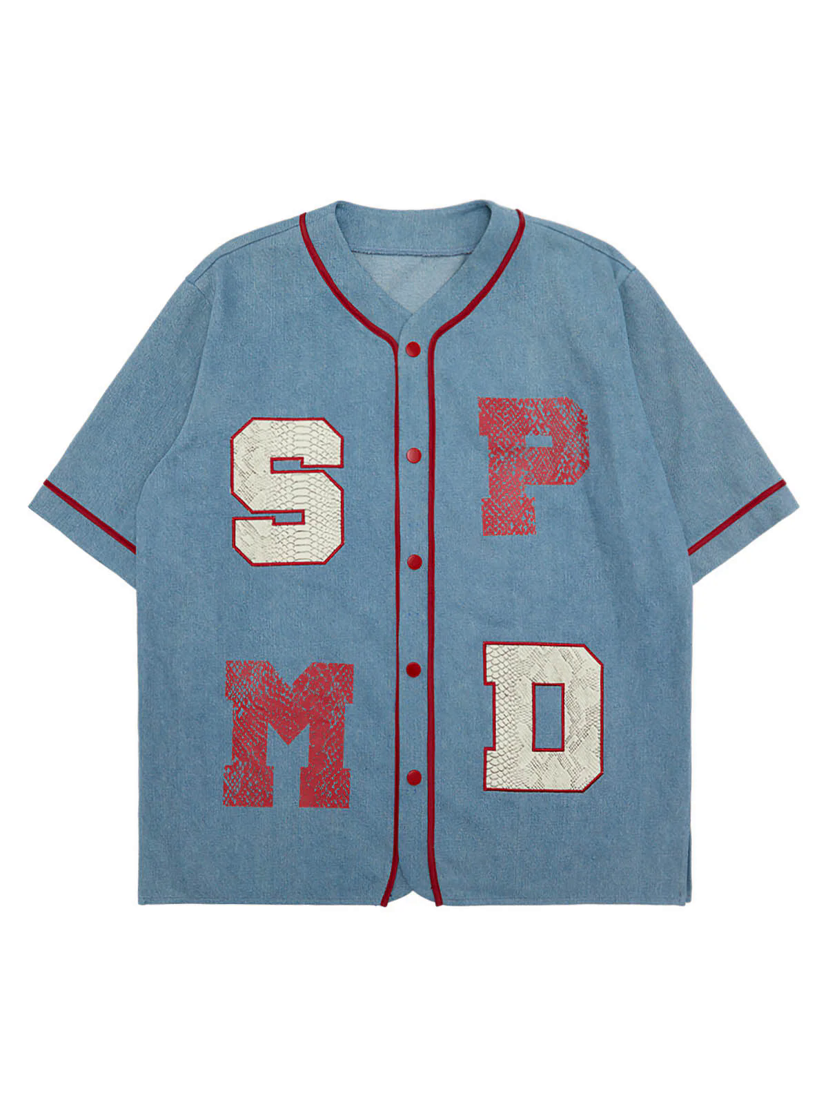 Original Contrast Color Denim Shirts