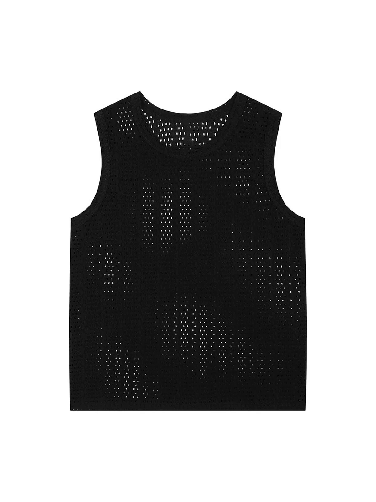 Knitted Hollow Mesh Vest