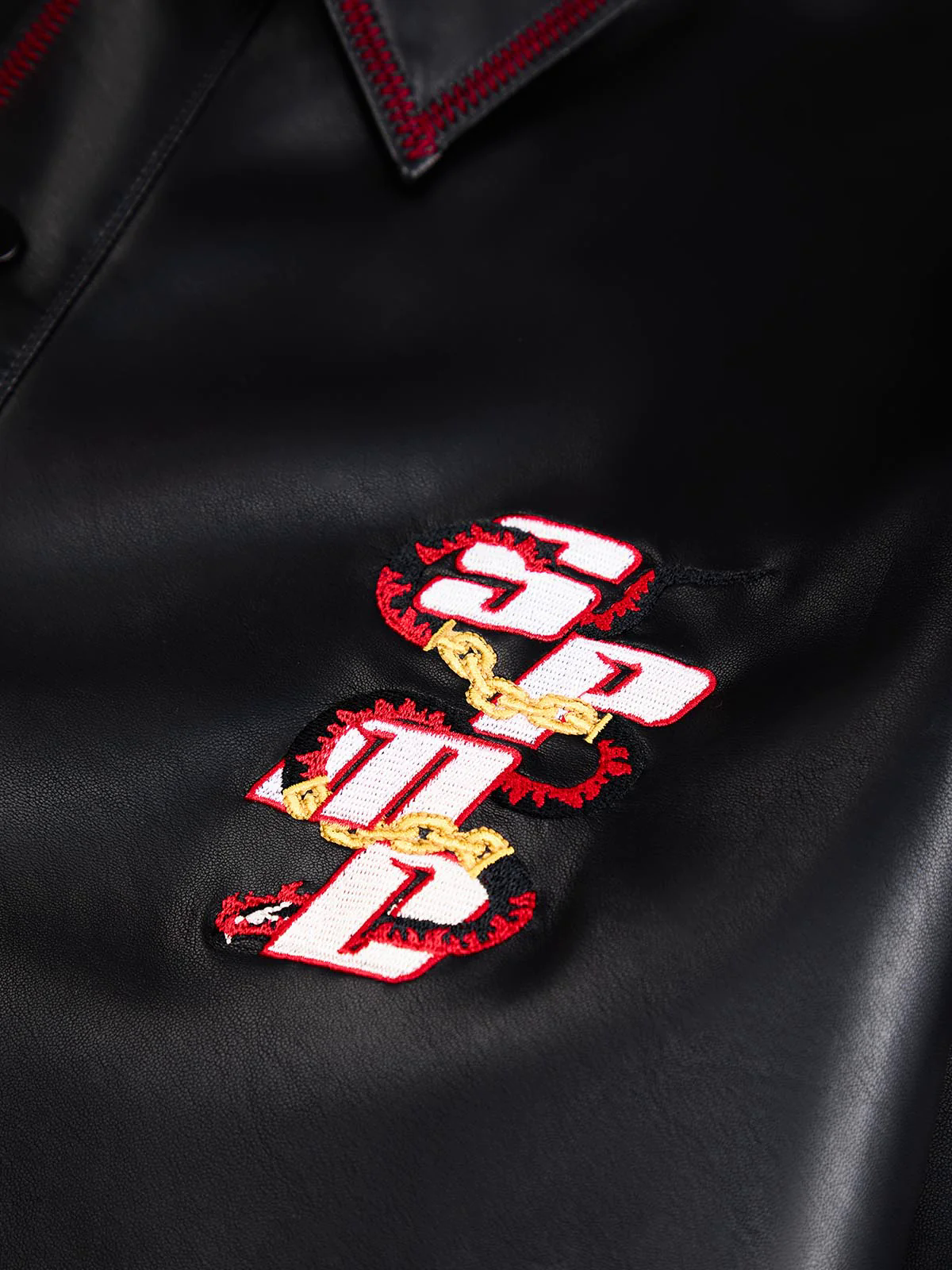 Original Embroidered Leather Shirt