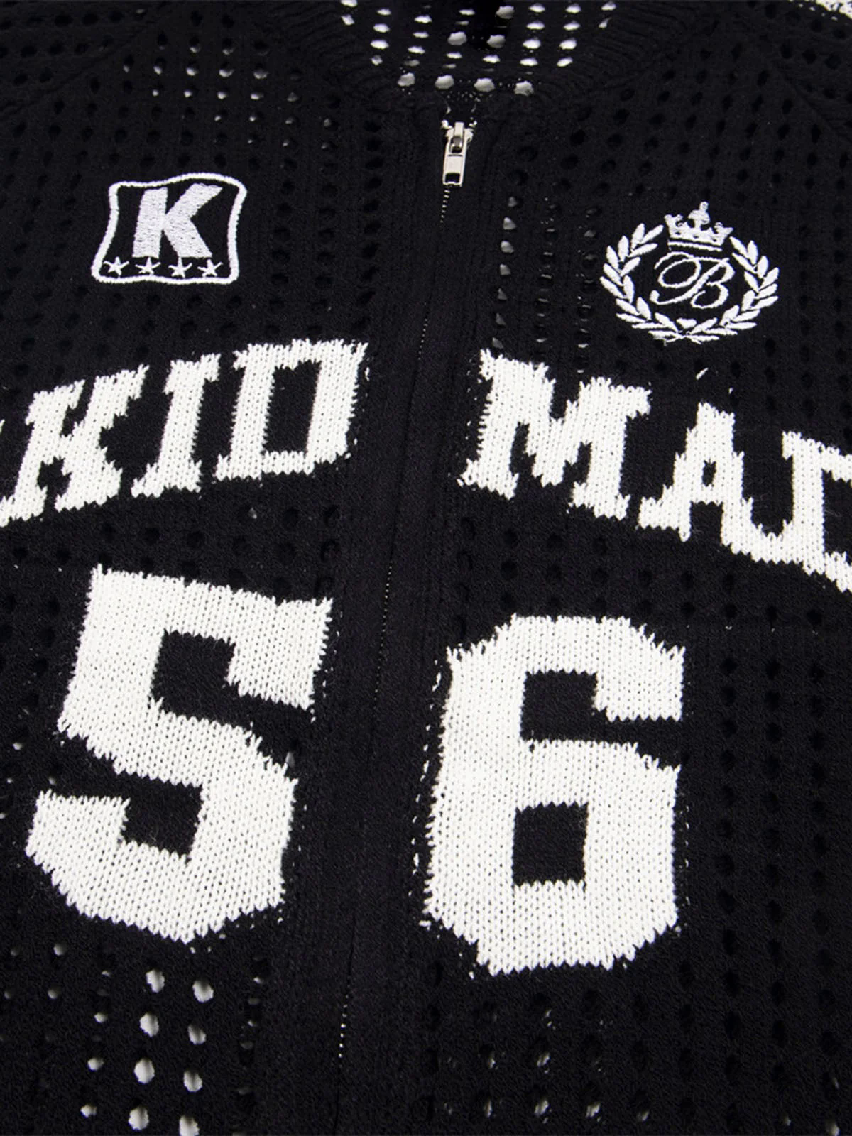 Mesh Zip-Up Sports Jersey Short Sleeve Shirt