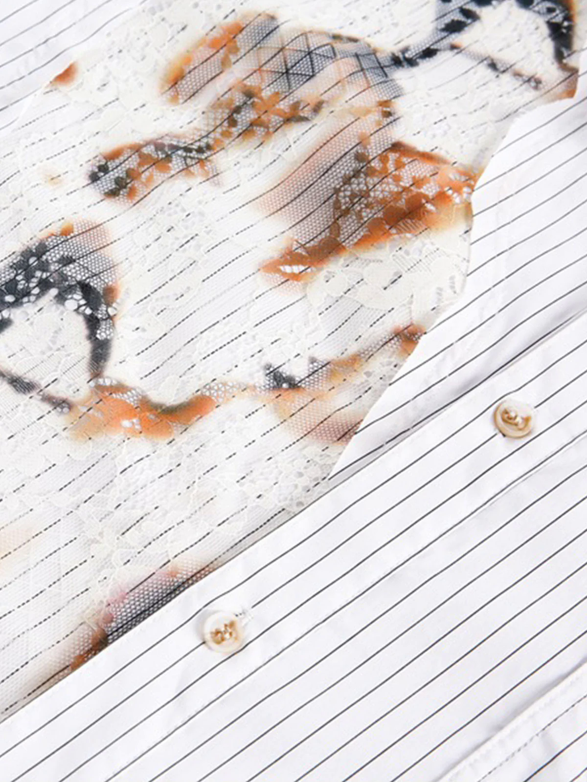 Vintage Embroidered Floral Denim Shirt