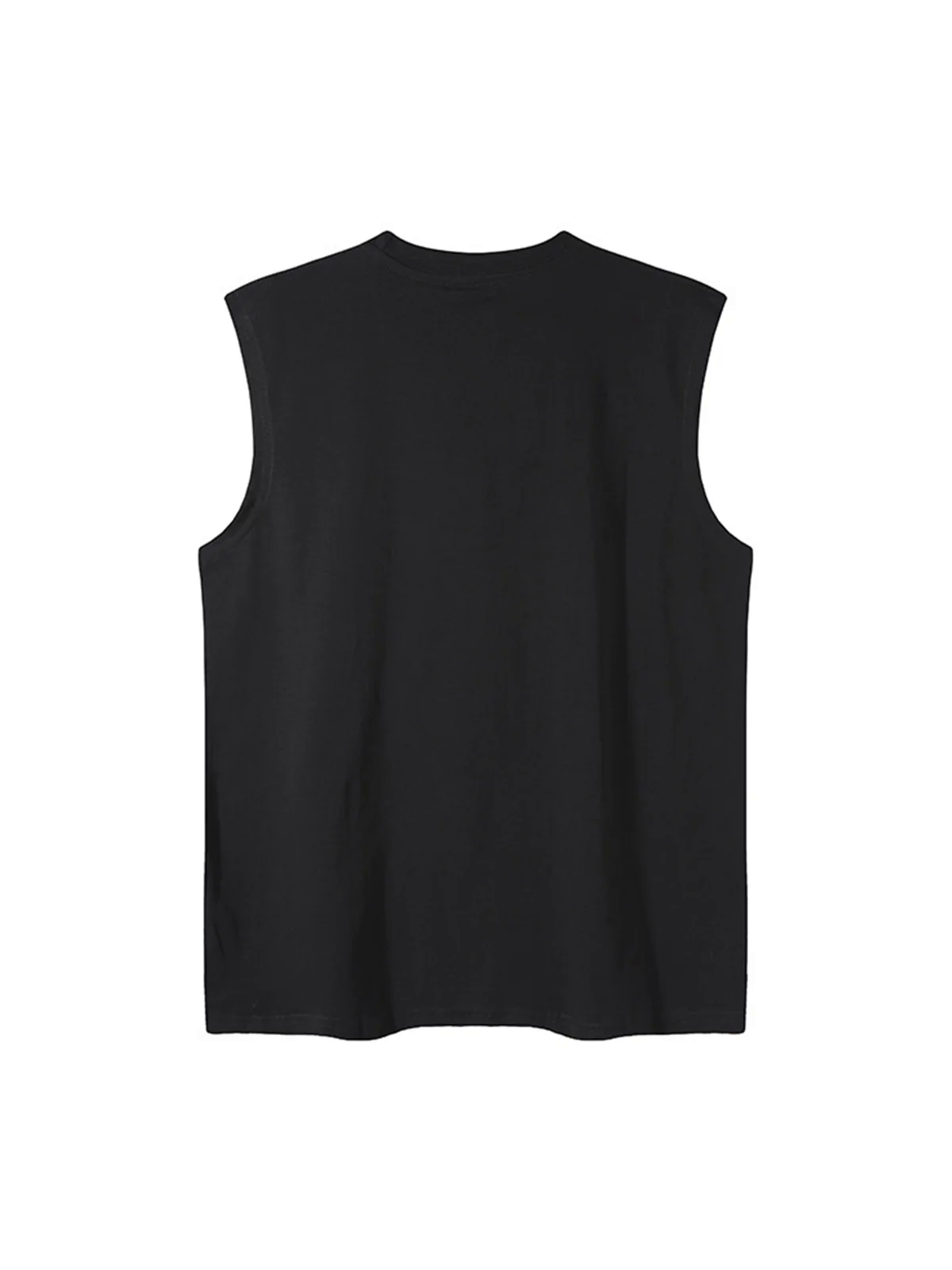 Graphic Rock Singer Print Metal Tag Vest