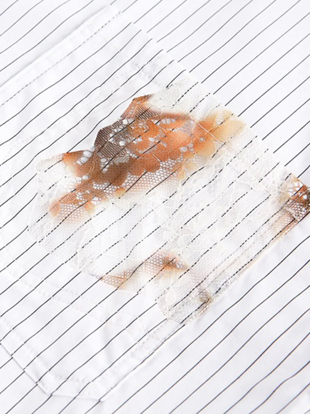 Vintage Embroidered Floral Denim Shirt