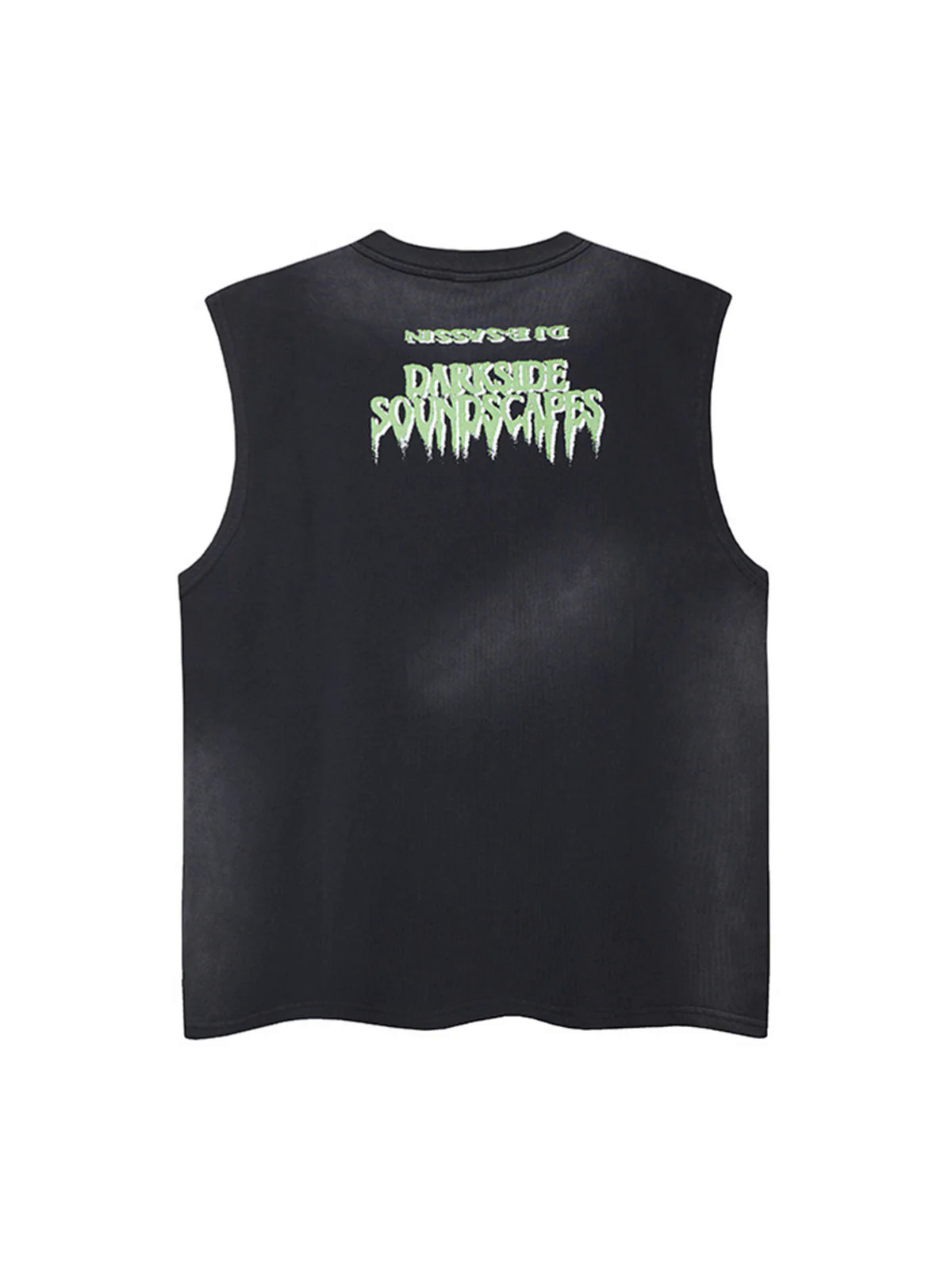 Street Graphic Spray Print Necklace T-Shirt