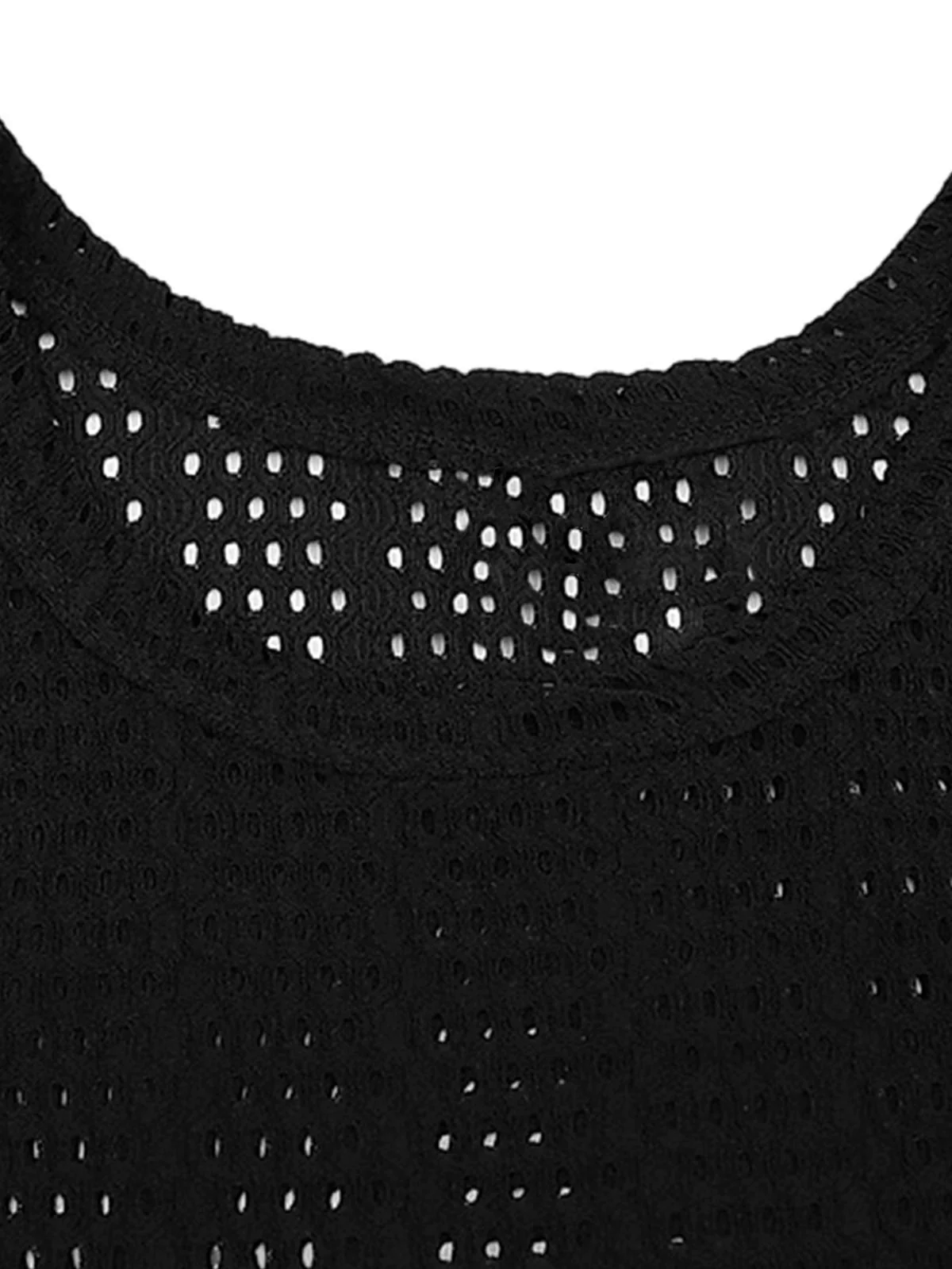Knitted Hollow Mesh Vest