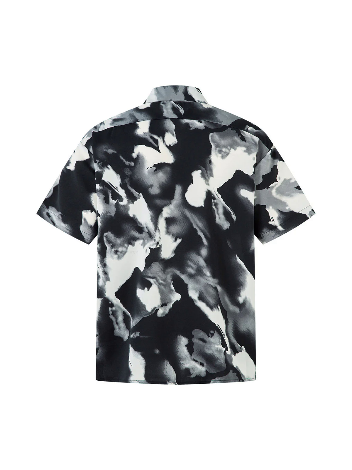 Abstract Tie-Dye Print Shirt